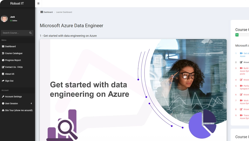 Training Portal Screenshot
